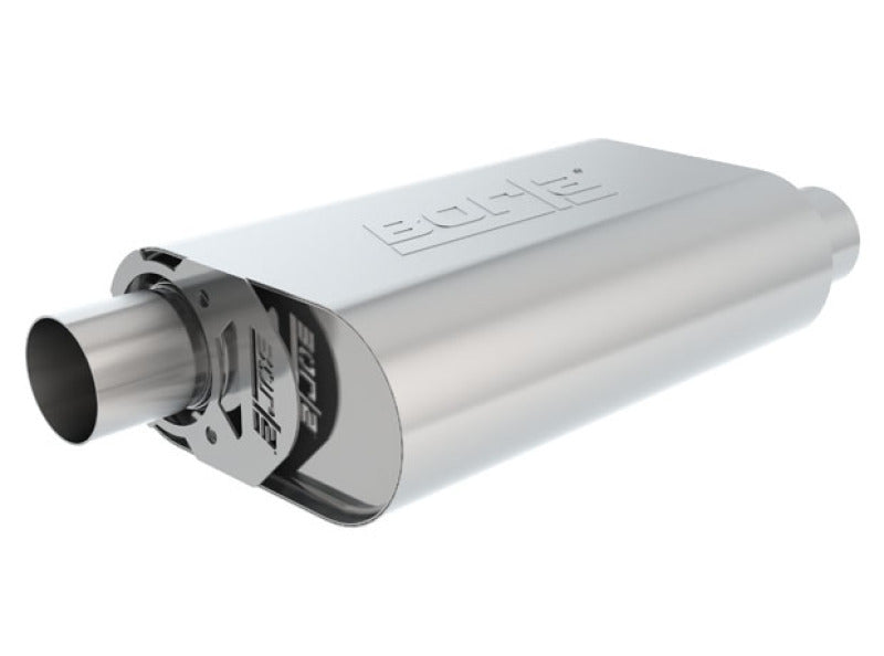 Borla Cratemuffler 2.25in Offset-In/Offset-Out inS-Typein Stock Sbf 289/302/351-thumbmail-1
