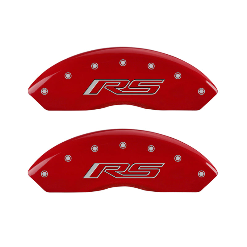 MGP 4 Caliper Covers Engraved Front & Rear Gen 5/RS Red finish silver ch-thumbmail-3