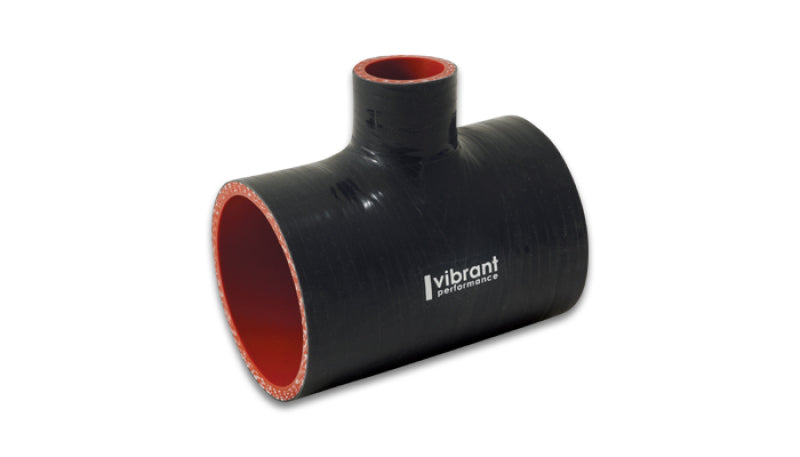 Vibrant Silicone T-Hose Coupler Hose ID 2.50in Overall Length 4in Branch ID 1.50in-thumbmail-1