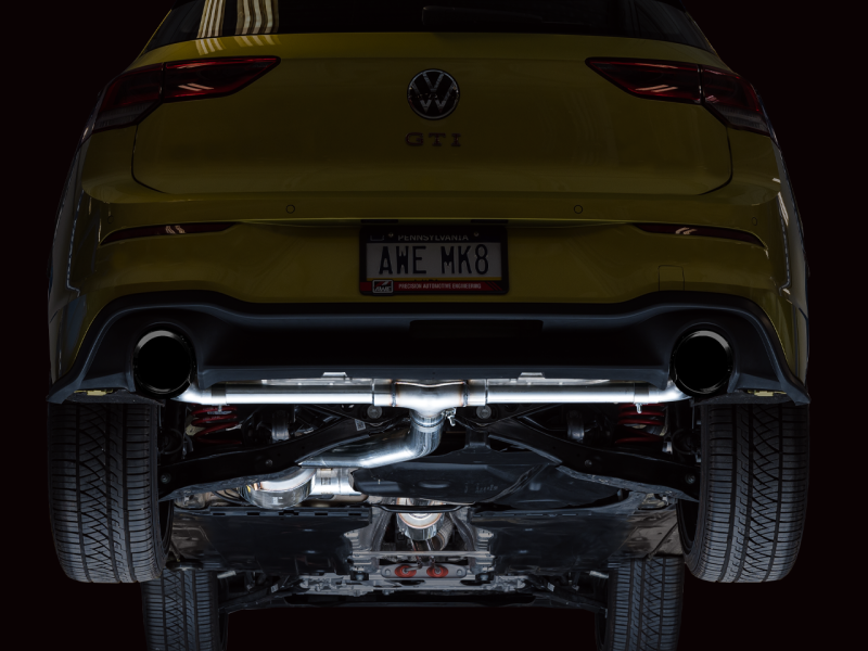AWE 2022 VW GTI MK8 Touring Edition Exhaust - Diamond Black Tips-thumbmail-9