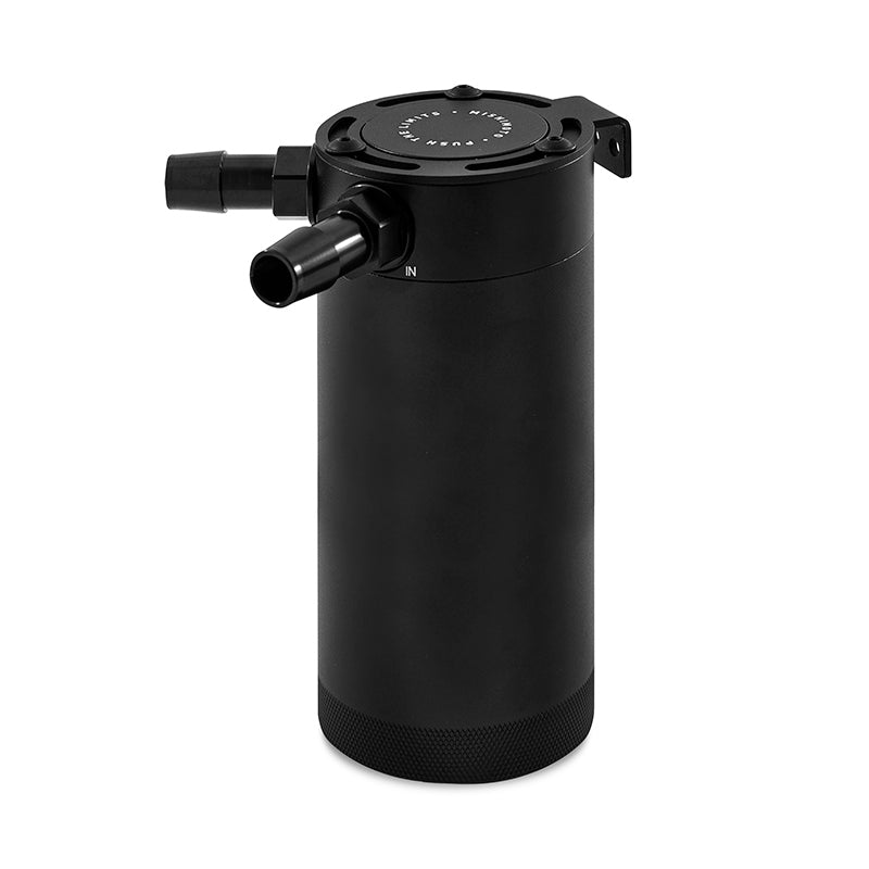 Mishimoto 2-Port Universal XL Baffled Catch Can - Black-thumbmail-5