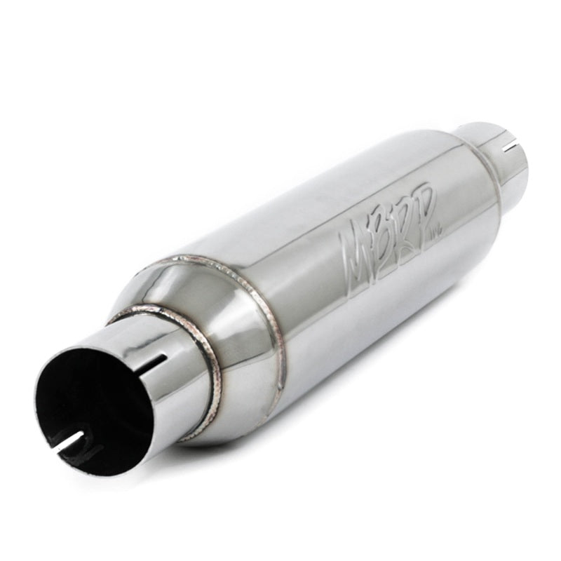 MBRP Universal Resonator 2.5in inlet/outlet 16in body 20in overall T304-thumbmail-3