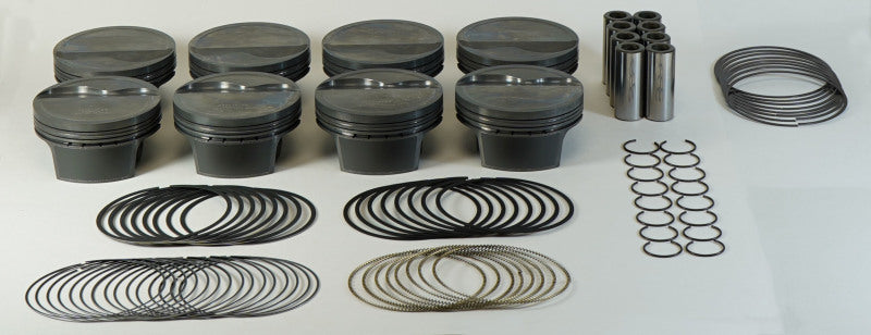 Mahle MS Piston Set GM LS 408ci 4.030in Bore 4in Stroke 6.125in Rod .927 Pin -12cc 10.6 CR Set of 8-thumbmail-2