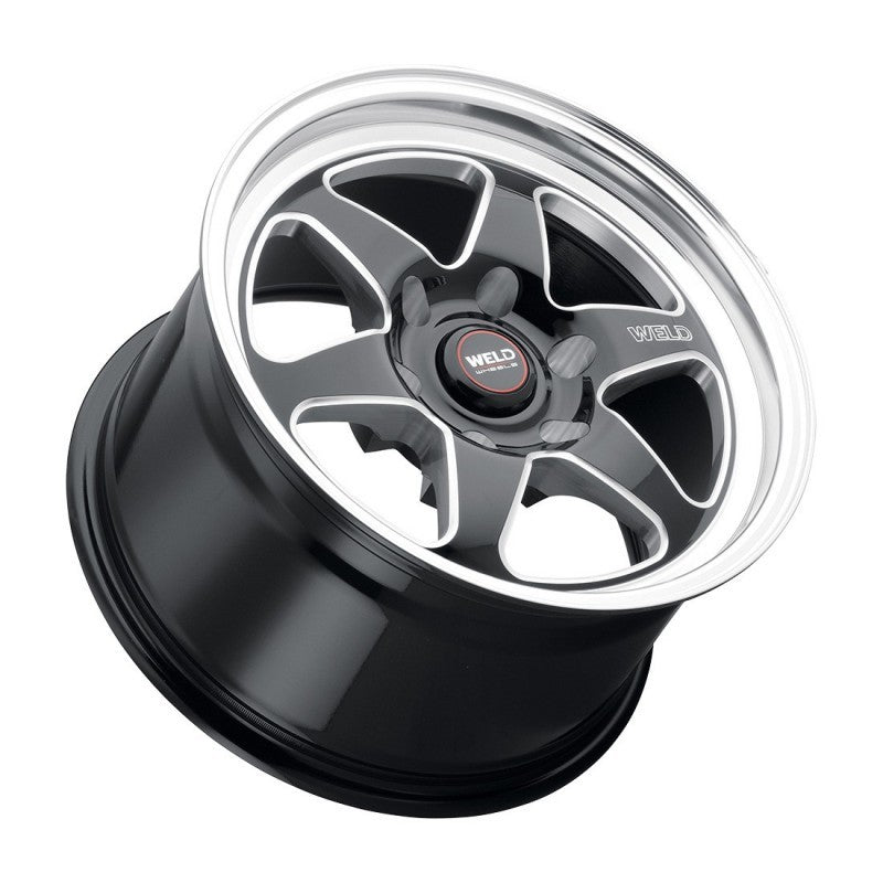 Weld S156 17x11 Ventura 6 Drag 6x127 ET36 BS7.375 Gloss BLK MIL DIA 78.1-thumbmail-2
