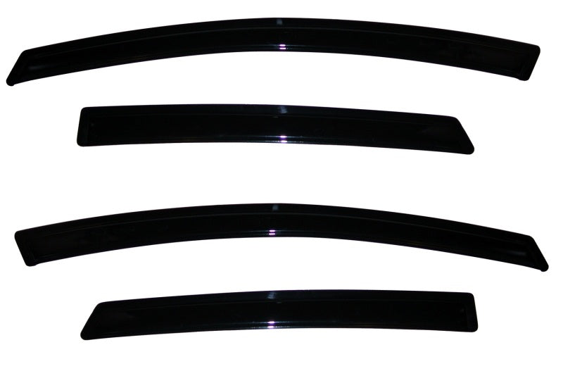 AVS 09-18 Ford Fiesta (Sedan & Hatch) Ventvisor Outside Mount Window Deflectors 4pc - Smoke-thumbmail-4