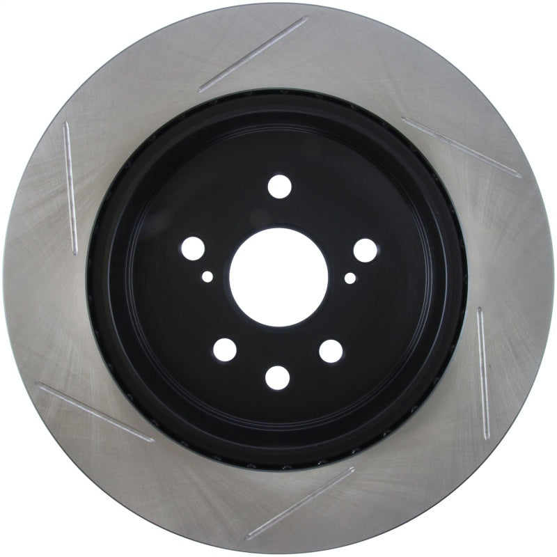 StopTech 13-14 Lexus GS300/350/400/430 Slotted Sport Rear Left Brake Rotor-thumbmail-5