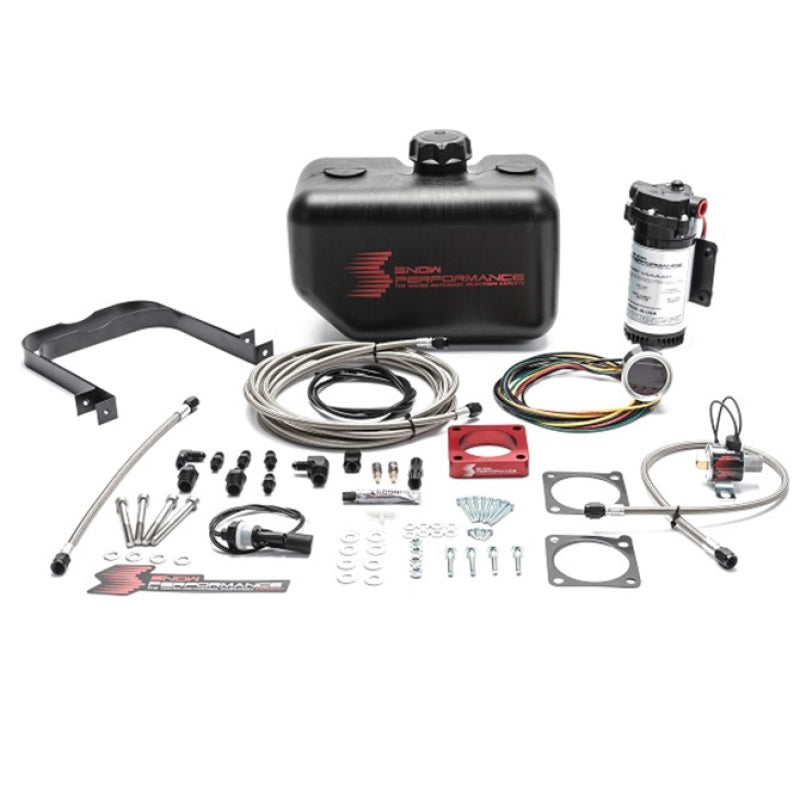 Snow Performance 08-15 Evo Stg 2 Boost Cooler Water Injection Kit w/SS Braid Line & 4AN Fittings-thumbmail-2
