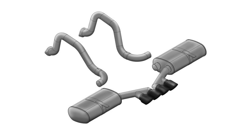 Corsa 97-04 Chevrolet Corvette C5 Z06 5.7L V8 Black Sport Axle-Back Exhaust-thumbmail-2