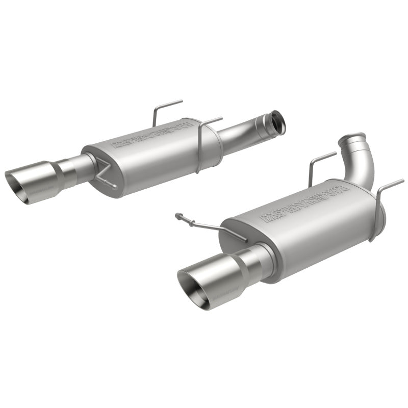 MagnaFlow 13 Ford Mustang V8 5.0L Dual Split Rear Exit Stainless Cat Back Performance Exhaust-thumbmail-2