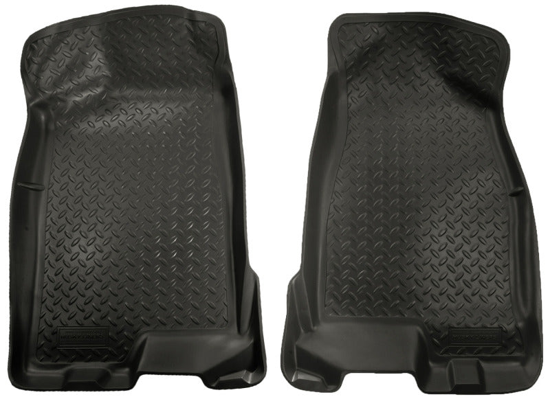 Husky Liners 04-12 Chevy Colorado/GMC Canyon Crew Cab Classic Style Black Floor Liners-thumbmail-1