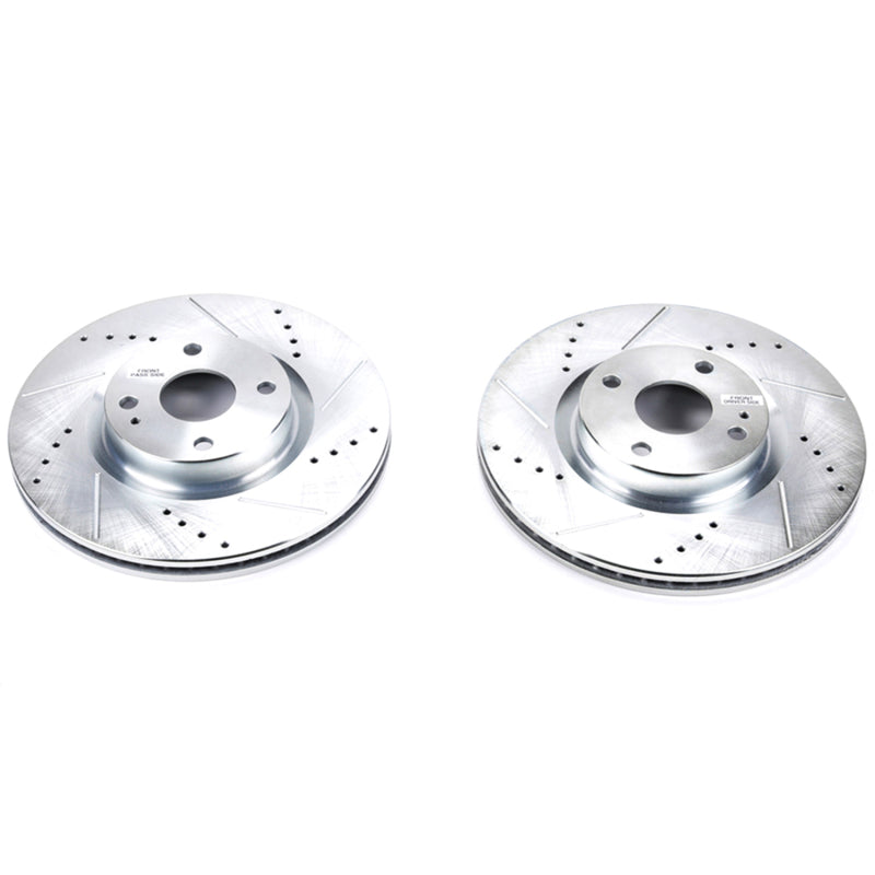 Power Stop 17-19 Fiat 124 Spider Front Evolution Drilled & Slotted Rotors - Pair-thumbmail-2