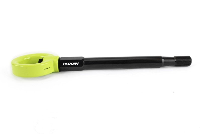Perrin 08-14 Subaru WRX/STI Tow Hook Kit (Front) - Neon Yellow-thumbmail-6