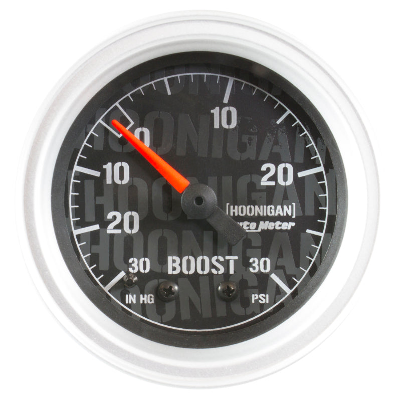 Autometer Hoonigan 52mm 30 PSI Mechanical Vacuum/Boost Gauge
