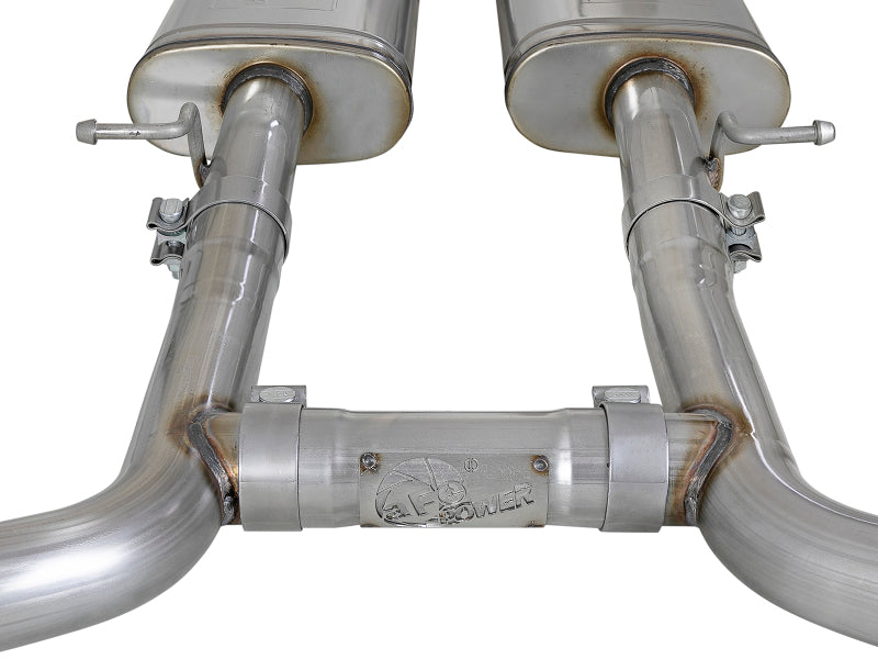aFe MACH Force-Xp 2-1/2in 304 SS Cat-Back Exhaust 15-19 Dodge Challenger V6-3.6L - Raw Tip-thumbmail-7