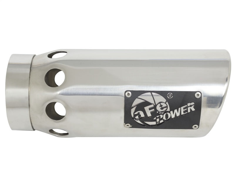 aFe Power Intercooled Tip Stainless Steel - Polished 4in In x 5in Out x 12in L Bolt-On-thumbmail-6