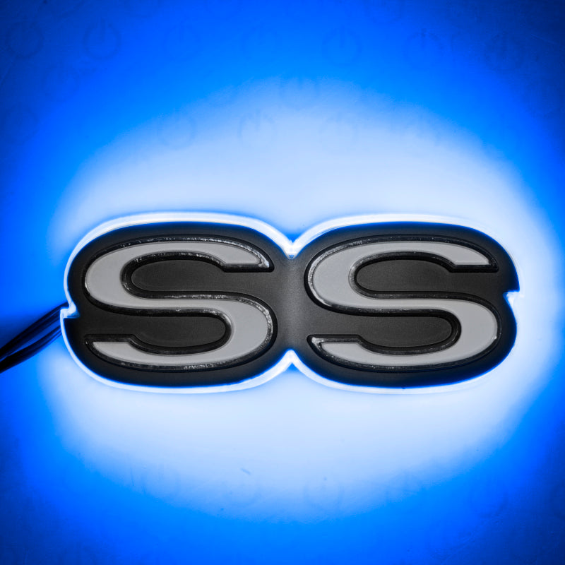 Oracle Chevrolet Camaro SS Illuminated Emblem - Blue-thumbmail-7