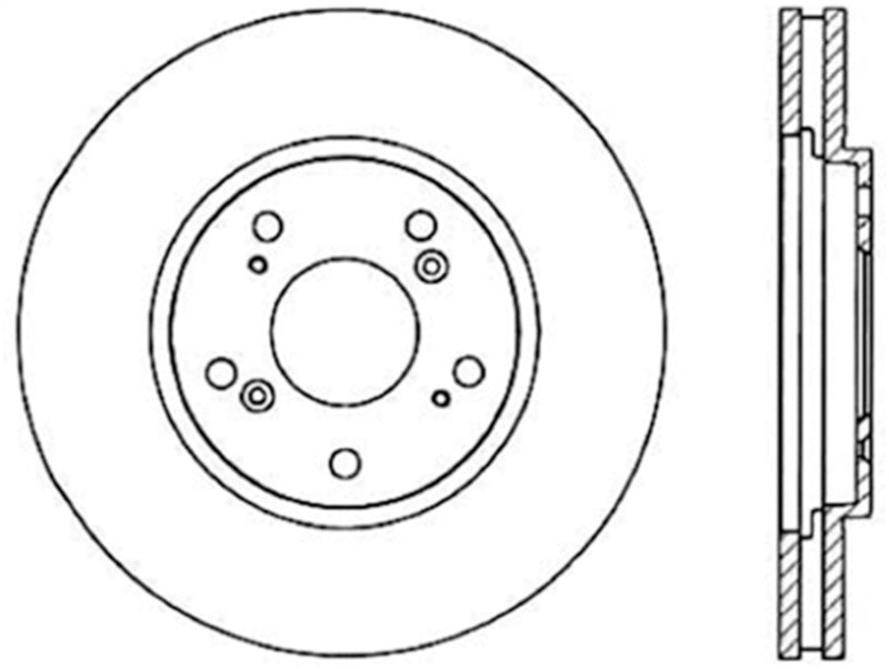 StopTech 91-96 Acura NSX Cryo Slotted Rear Righ Sport Brake Rotor-thumbmail-2