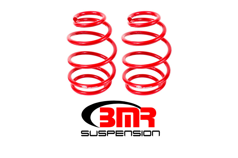 BMR 10-15 5th Gen Camaro V8 Front Lowering Springs - Red-thumbmail-1