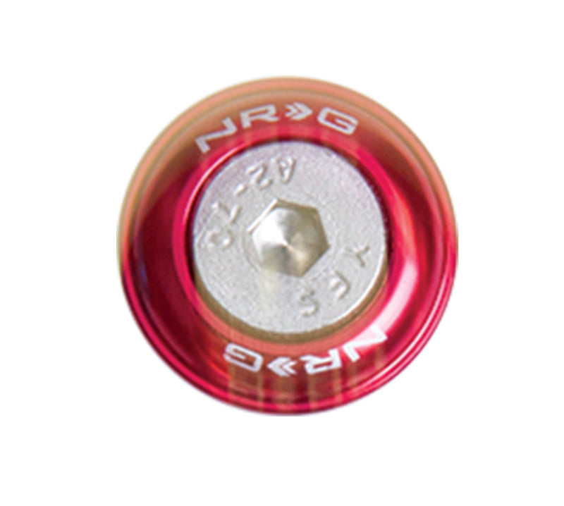 NRG Fender Washer Kit w/Rivets For Metal (Red) - Set of 10-thumbmail-2