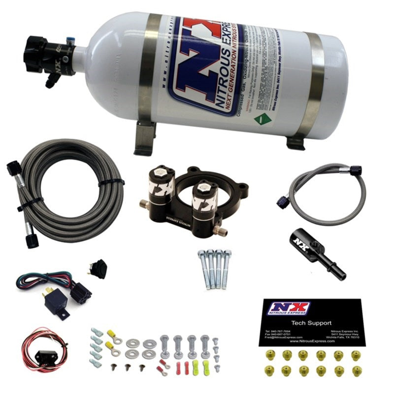 Nitrous Express Ford 2.3L Ecoboost Nitrous Plate Kit w/5lb Bottle-thumbmail-2