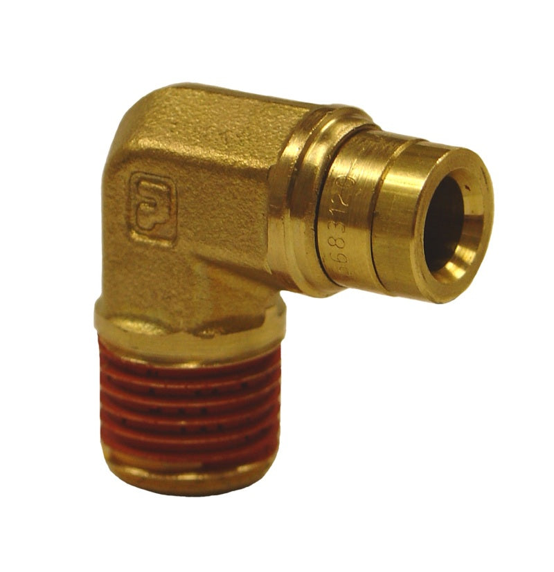 Firestone Male 1/4in. NPT To 1/4in. PTC 90 Degree Elbow Air Fitting - 25 Pack (WR17603031)-thumbmail-1