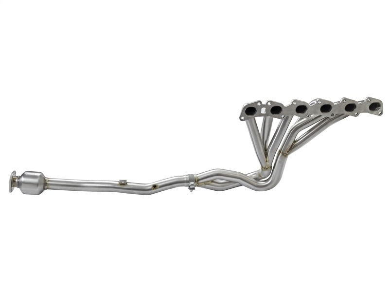aFe Power Twisted Steel Long Tube Header & Connection Pipes (Street Series) 01-16 Nissan Patrol-thumbmail-8