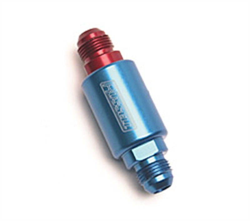 Russell Performance Red/Blue Anodized (3-1/4in Length 1-1/4in dia. -8 male inlet/outlet)-thumbmail-10