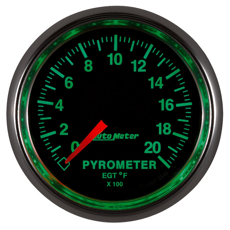 Autometer GS 0-2000 degree F Full Sweep Electronic Pyrometer Gauge-thumbmail-4
