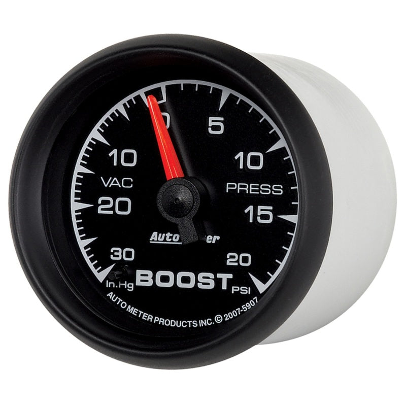 Autometer ES 52.4mm 30 In. HG/20 PSI Vacuum/Boost Gauge-thumbmail-2