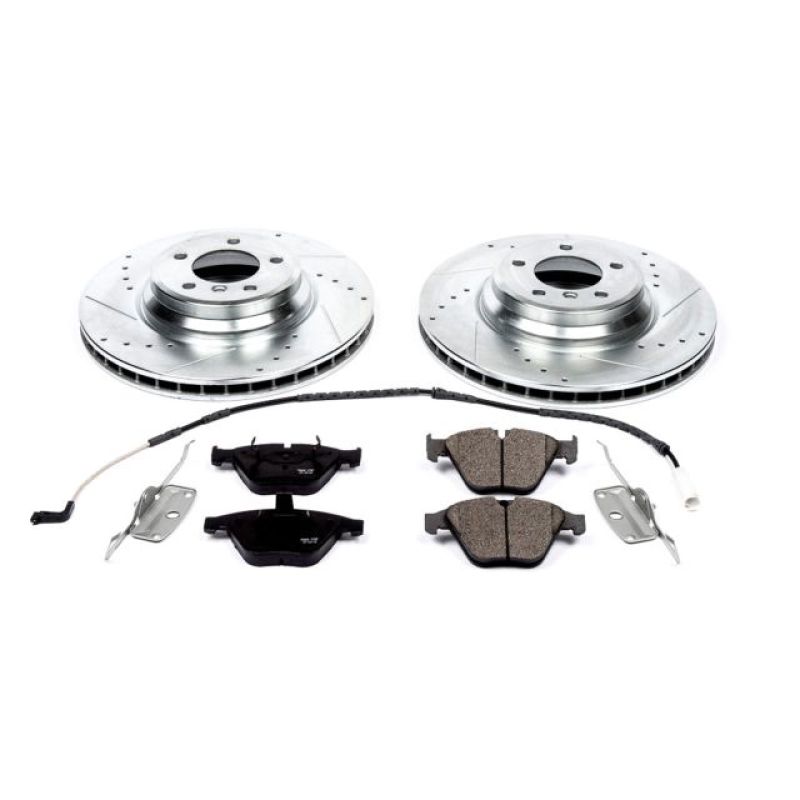 Power Stop 2009 BMW 335i xDrive Front Z23 Evolution Sport Brake Kit-thumbmail-1