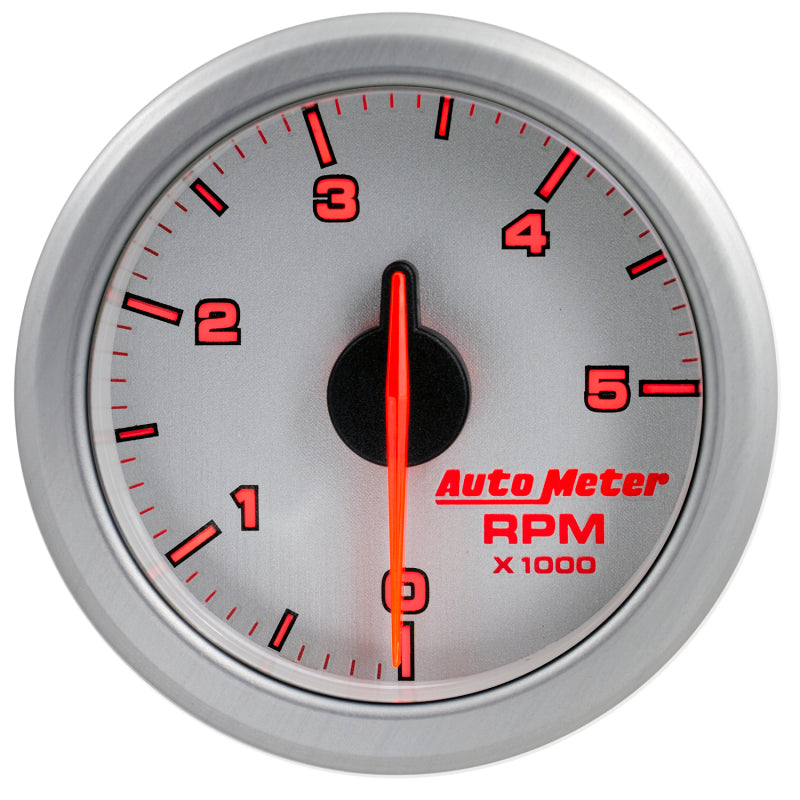 Autometer Airdrive 2-1/6in Tachometer Gauge 0-5K RPM - Silver-thumbmail-6