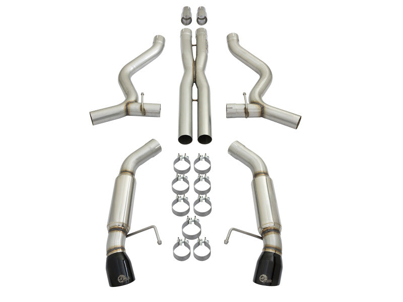 aFe MACHForce XP 3in 304 SS Sport Tone Cat-Back w/ Black Tips 15-17 Ford Mustang V6-3.7L/V8-5.0L-thumbmail-8