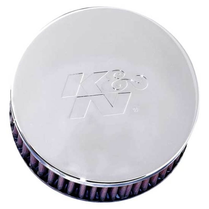 K&N Universal Chrome Filter 2.438in Flange ID x 5.125in OD x 2in H-thumbmail-3