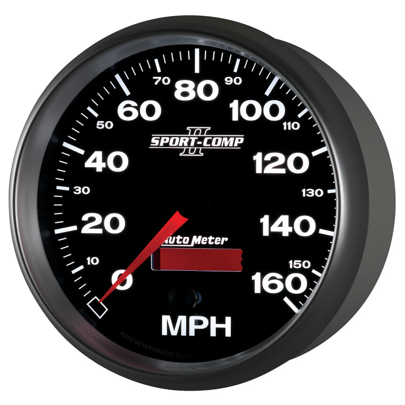 Autometer Sport-Comp II 5 inch 0-160MPH Electronic Programmable Speedometer-thumbmail-5