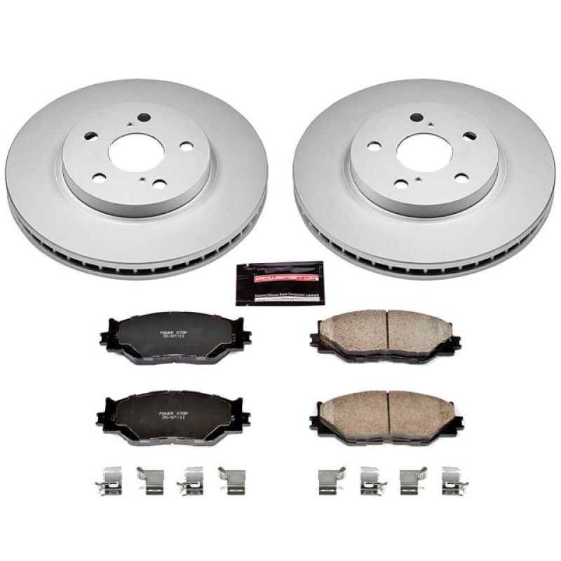 Power Stop 06-15 Lexus IS250 Front Z17 Evolution Geomet Coated Brake Kit-thumbmail-1