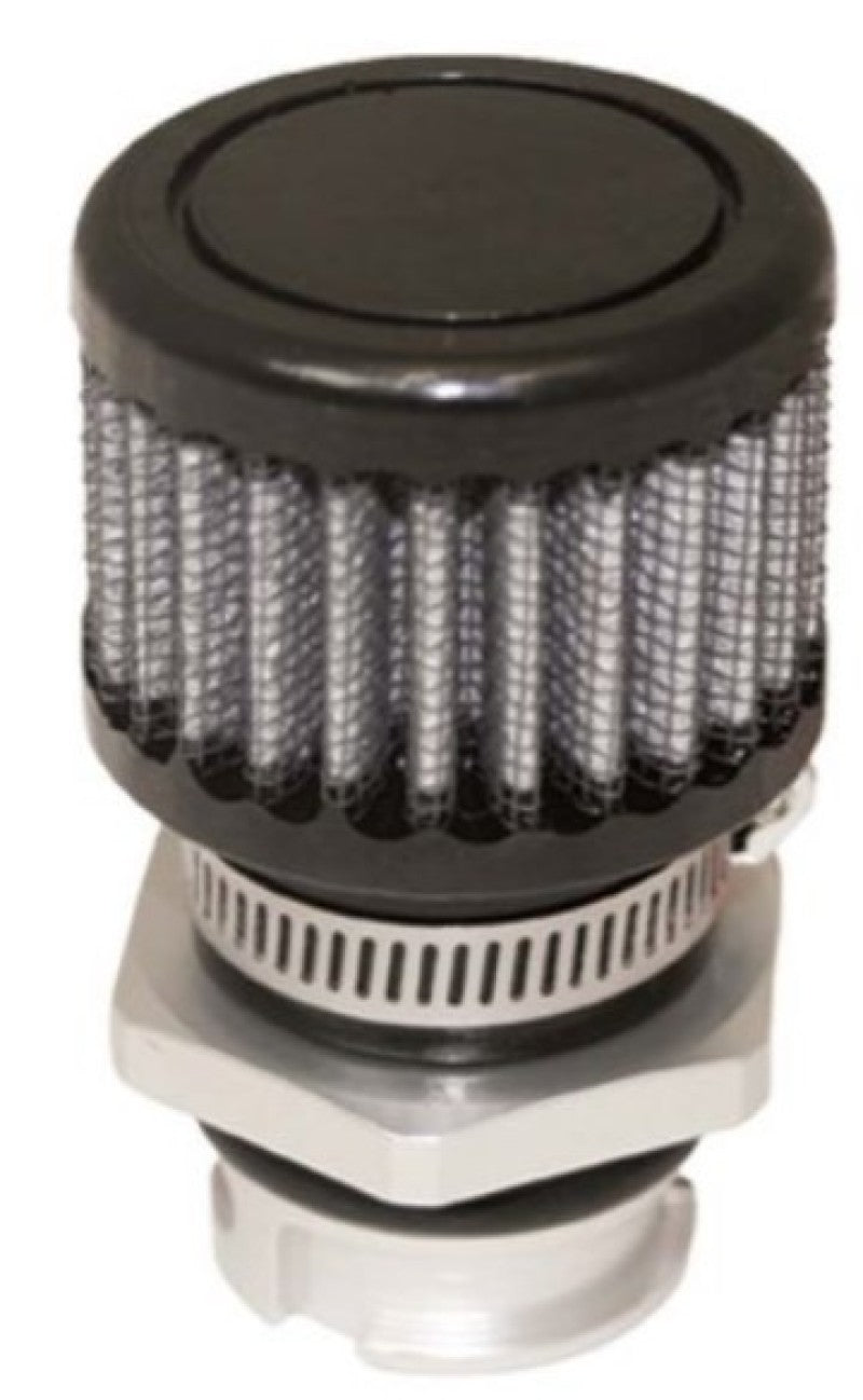 Moroso GM LS Valve Cover Breather Kit - OEM - Single Tab Oil Fill Hole - Black Finish-thumbmail-1
