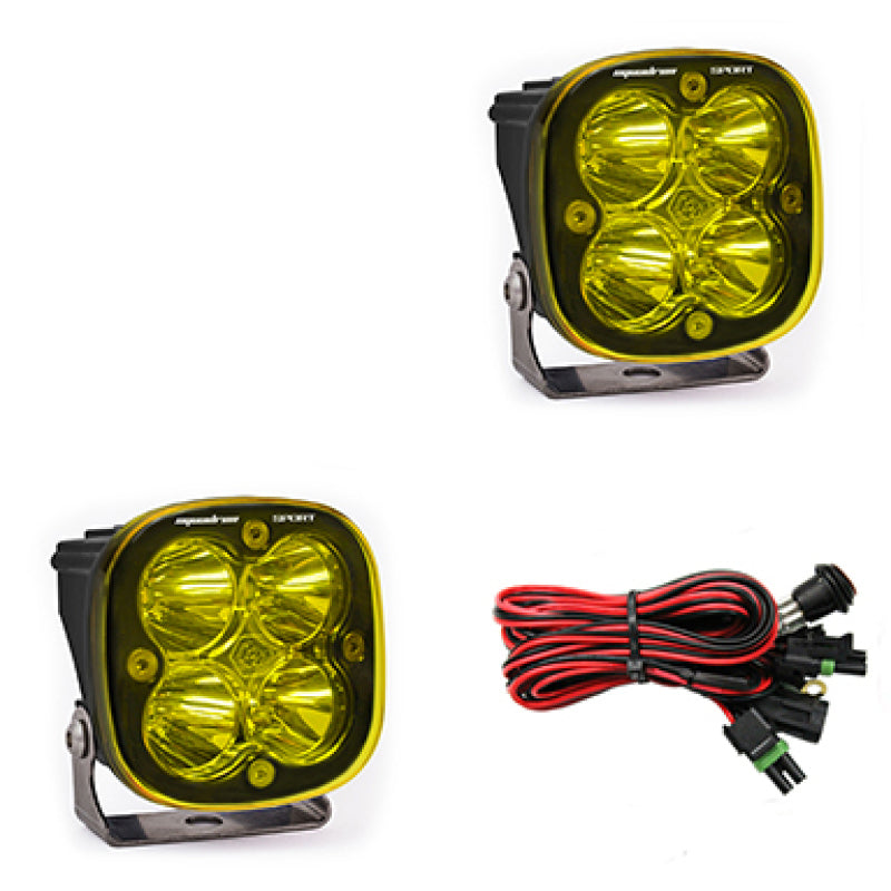 Baja Designs Squadron Sport Work/Scene Pair LED Light Pods - Amber-thumbmail-1