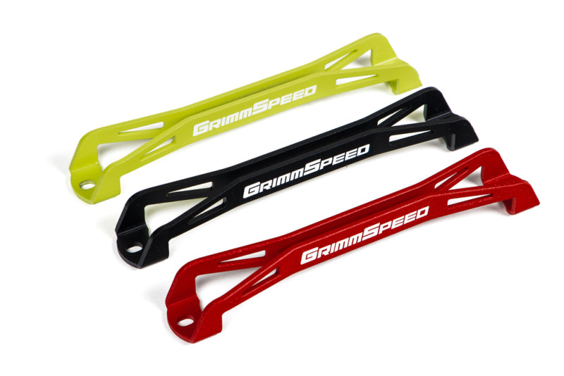 GrimmSpeed 08-18 Subaru WRX/STI Lightweight Battery Tie Down - Red-thumbmail-2