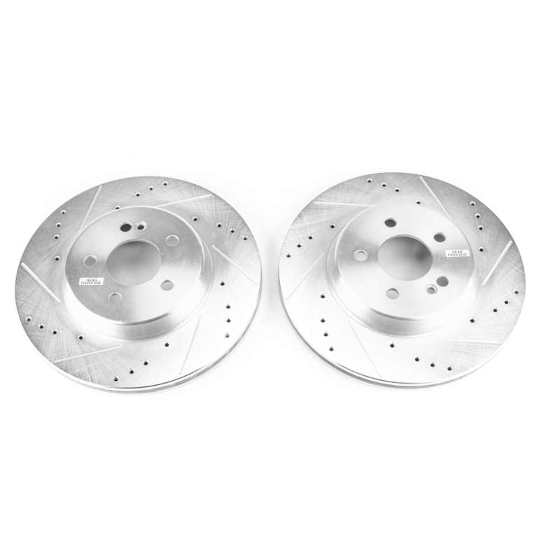 Power Stop 17-18 Mercedes-Benz C43 AMG Rear Evolution Drilled & Slotted Rotors - Pair-thumbmail-2