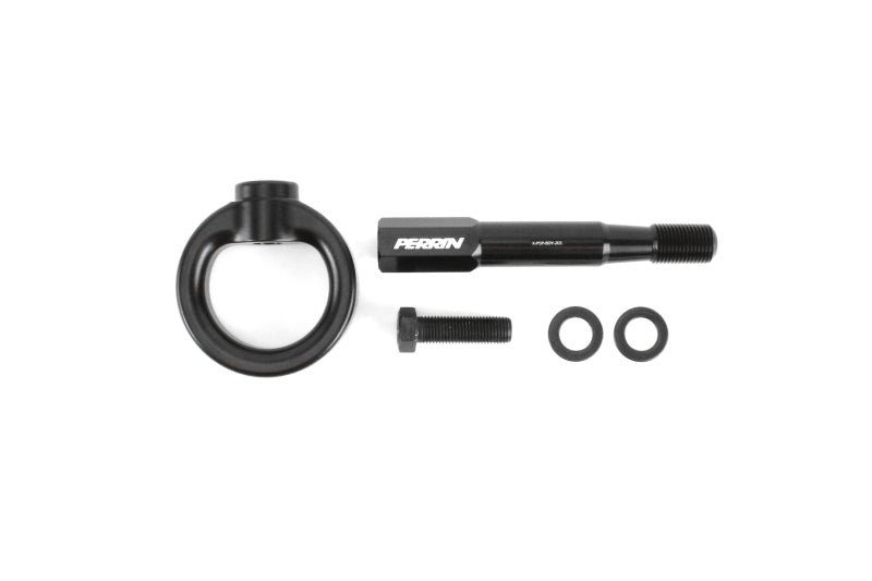 Perrin 14-19 Subaru Forester/Ascent Tow Hook Kit (Rear) - Black-thumbmail-3