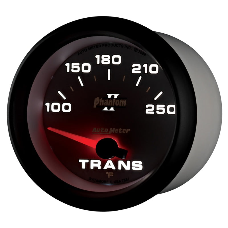AutoMeter Gauge Transmission Temp 2-5/8in. 100-250 Deg. F Electric Phantom II-thumbmail-4