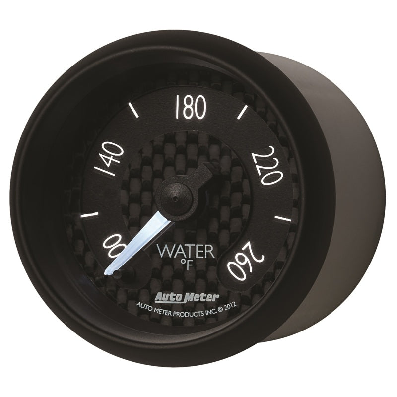 Autometer GT Series 52mm Full Sweep Electronic 100-260 Deg F Water Temperature Gauge-thumbmail-5