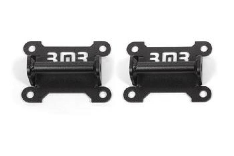 BMR 98-02 Chevrolet Camaro Motor Mount Kit (Solid Steel) - Black Hammertone-thumbmail-1