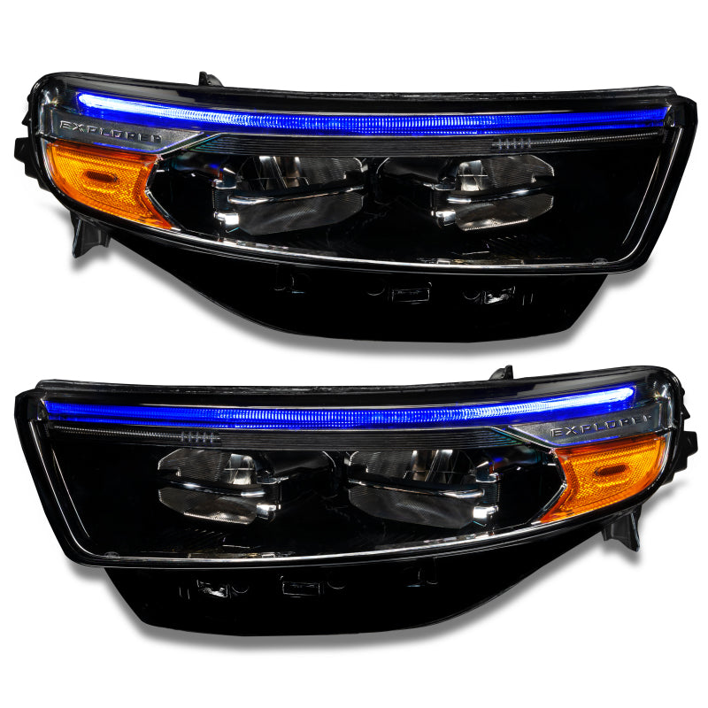 Oracle 20-22 Ford Explorer Dynamic RGB Headlight DRL Upgrade Kit - ColorSHIFT - Dynamic-thumbmail-8