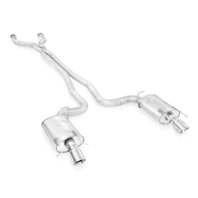 Stainless Works 2009-15 Cadillac CTS-V Wagon 3in Catback System X-Pipe Chambered Mufflers 4in Tips-thumbmail-2