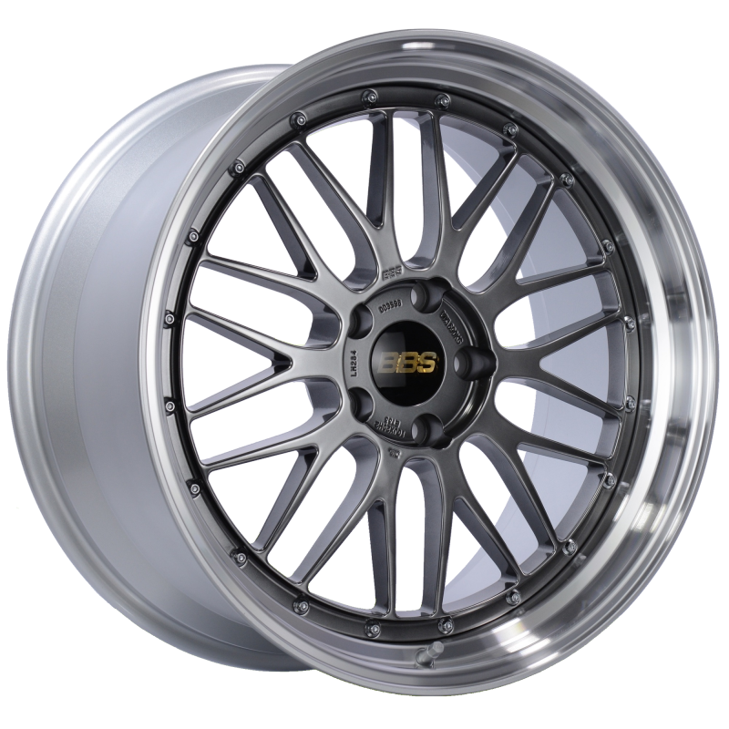 BBS LM 20x10 5x120 ET33 Diamond Black Center Diamond Cut Lip Wheel -82mm PFS/Clip Required-thumbmail-2