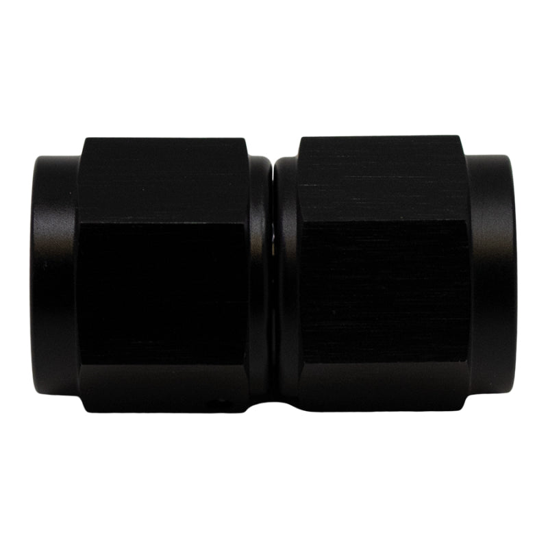 DeatschWerks 8AN Flare Female Swivel to 8AN Flare Female Swivel - Anodized Matte Black-thumbmail-2