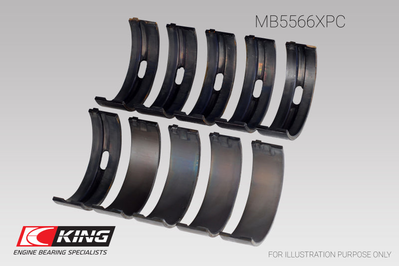 King Audi/VW ABL/ ADY/ AHH/ AKS (Size 0.25) Main Bearing Set-thumbmail-3