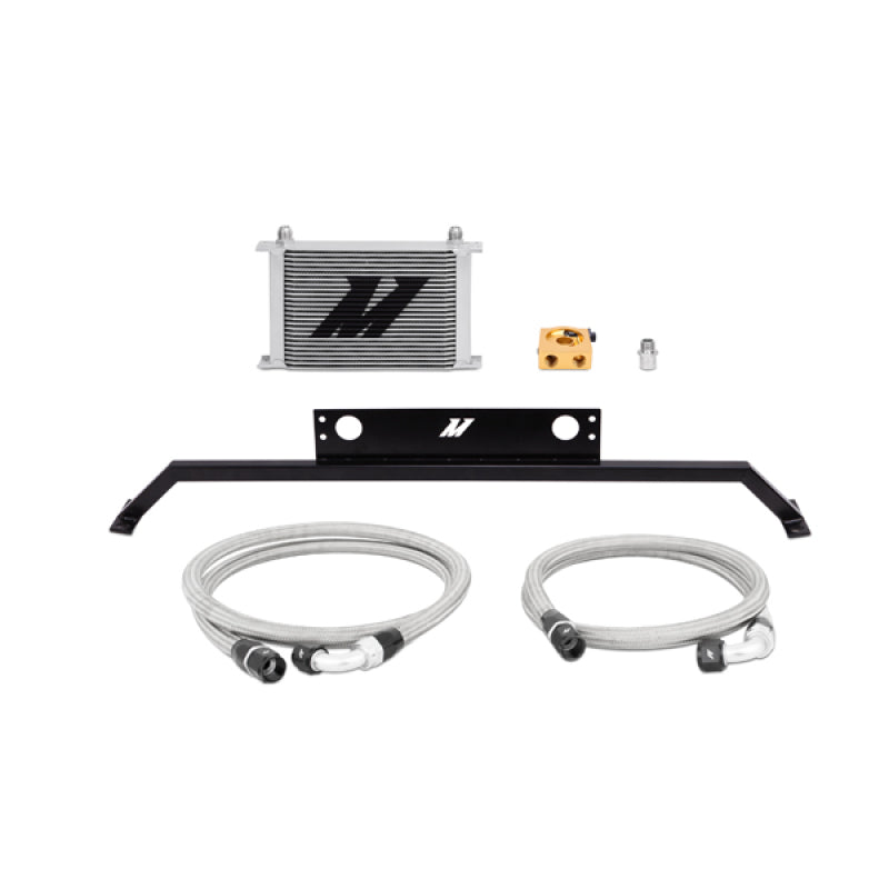 Mishimoto 11-14 Ford Mustang GT 5.0L Oil Cooler Kit - Silver-thumbmail-2