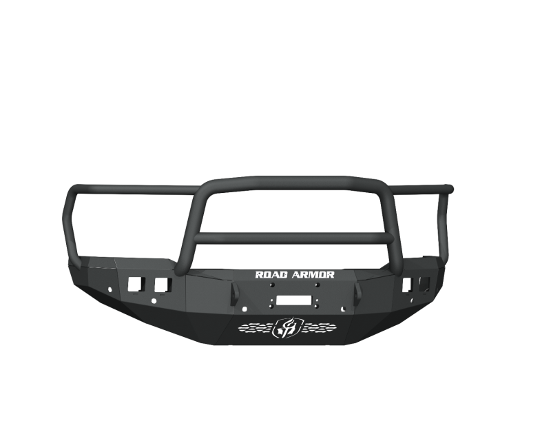 Road Armor 19-20 Ram 2500 Stealth Front Winch Bumper w/Lonestar Guard/6 Sensor Holes - Tex Blk-thumbmail-1